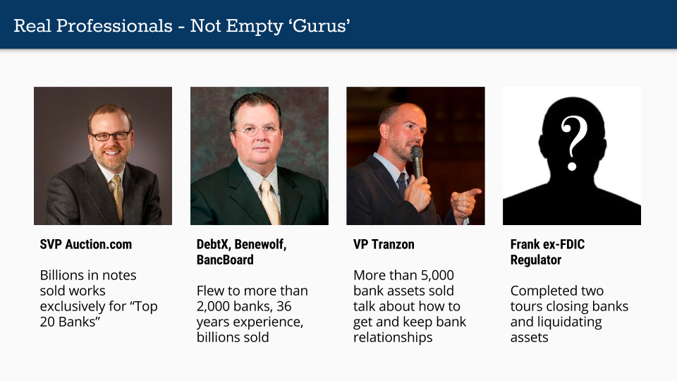 The Academy is made up of lessons from some of the top professionals in the industry - not empty 'Gurus'